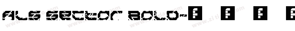 ALS Sector Bold字体转换